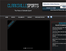 Tablet Screenshot of clarksvillesportsnetwork.com